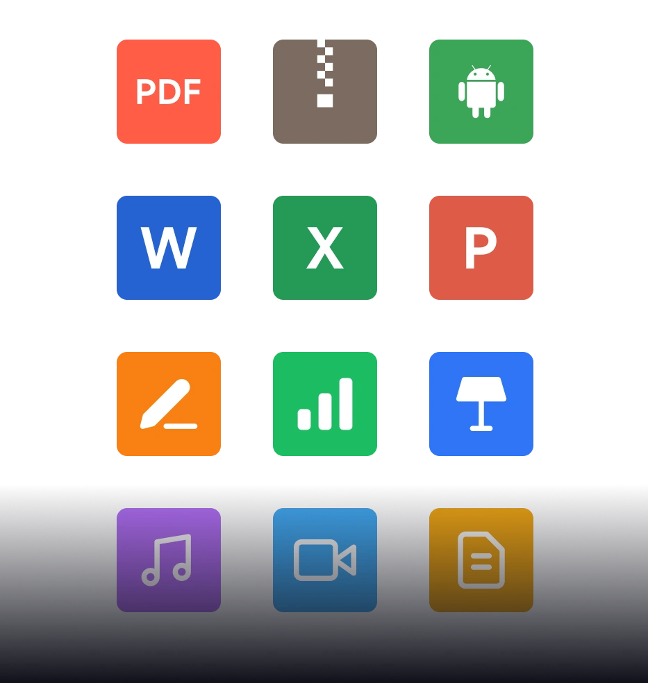 Multiple file format support